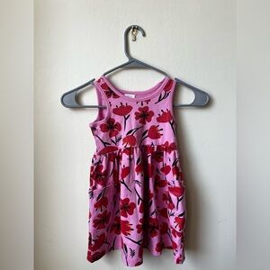 Hanna Andersson Pink Floral Tank Dress (3T)